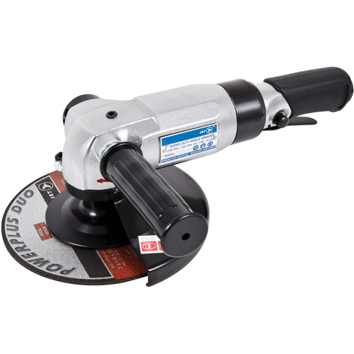 Super Heavy-Duty Angle Grinder, 7" Wheel, 3/8" NPT Inlet, 7800 RPM Seaboard Timber Mart