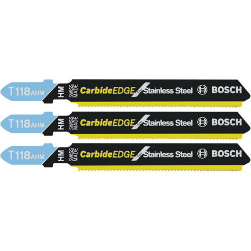 Jig Saw Blades Expert for All Purpose, Carbide, T-Shank, 3-1/4" L Seaboard Timber Mart