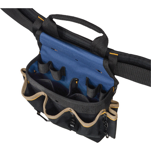 Combin&eacute;s de ceinture &agrave; outils &agrave; 20 pochettes, Polyester, Noir Seaboard Timber Mart
