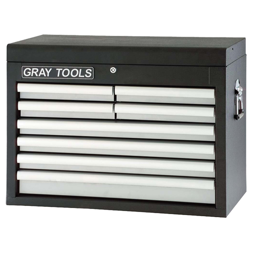 Coffre sup&eacute;rieur - 8 tiroirs, 26" la, 8 tiroirs, Noir Seaboard Timber Mart
