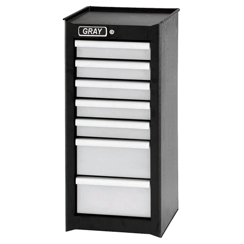 Armoire compl&eacute;mentaire, 7 tiroirs, 14-3/4" la x 18" p x 33,34" h, Noir Seaboard Timber Mart