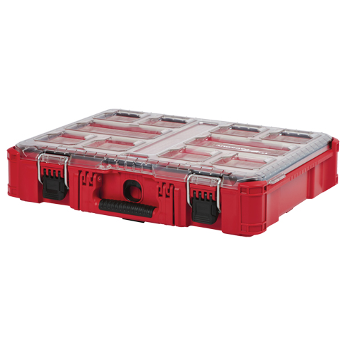Packout Organizer, 20" x 15" x 5", Black/Red Seaboard Timber Mart
