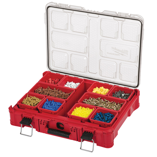Packout Organizer, 20" x 15" x 5", Black/Red Seaboard Timber Mart