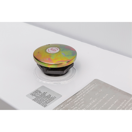 R&eacute;servoir de transfert pour carburant en acier, Acier, Capacit&eacute; 36 gal., Blanc Seaboard Timber Mart