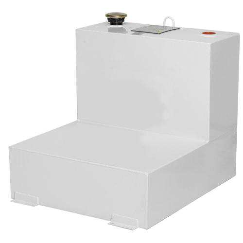R&eacute;servoir de transfert pour carburant en acier, Acier, Capacit&eacute; 48 gal., Blanc Seaboard Timber Mart