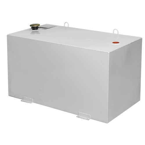 R&eacute;servoir de transfert pour carburant en acier, Acier, Capacit&eacute; 100 gal., Blanc Seaboard Timber Mart