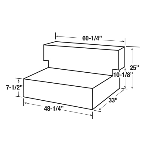 R&eacute;servoir de transfert pour carburant en acier, Acier, Capacit&eacute; 100 gal., Noir Seaboard Timber Mart