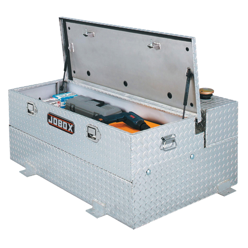 R&eacute;servoir de transfert pour carburant & coffre en aluminium, Aluminium, Capacit&eacute; 74 gal., Argent Seaboard Timber Mart