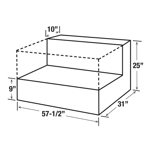 Aluminum Fuel Transfer, Aluminum, 100 Gal. Capacity, Silver Seaboard Timber Mart