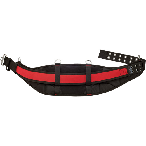Ceinture de travail matelass&eacute;e, Nylon, Noir/Rouge Seaboard Timber Mart