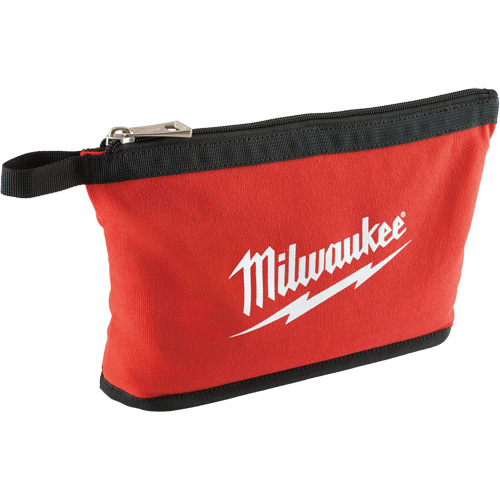 &eacute;tui avec fermeture &agrave; glissi&egrave;re, Toile, 1 pochettes, Noir/Rouge Seaboard Timber Mart