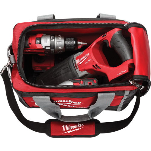 Sacs &agrave; outils Packout, Nylon balistique, 2 pochettes, Noir/Rouge Seaboard Timber Mart