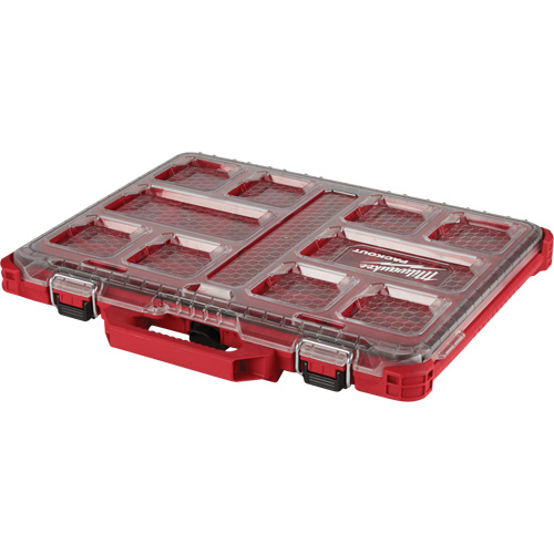 Organisateur profil&eacute; Packout, 19-3/4" x 16-2/5" x 2-1/2", Noir/Rouge Seaboard Timber Mart