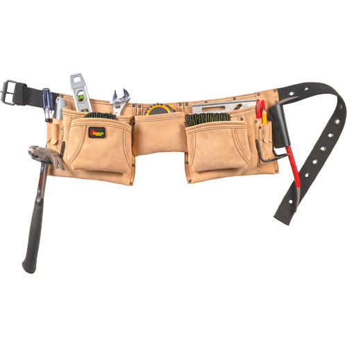 Constructor's Tool Belt, Leather, Tan Seaboard Timber Mart