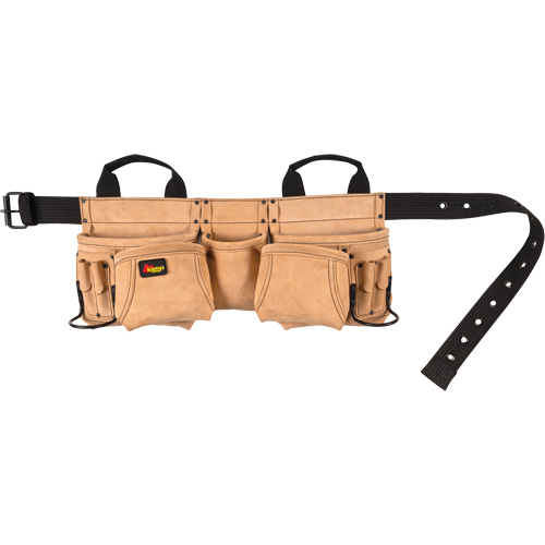 Carpenter's Tool Belt, Leather, Tan Seaboard Timber Mart