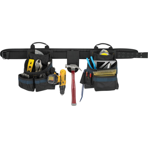 Electrician's Tool Belt, Polyester, Black Seaboard Timber Mart