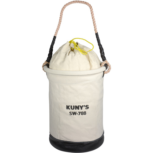 Sac &agrave; outils avec sommet style parachute, 11-1/2" lo x 11-1/2" la x 16" h, Toile, Beige Seaboard Timber Mart