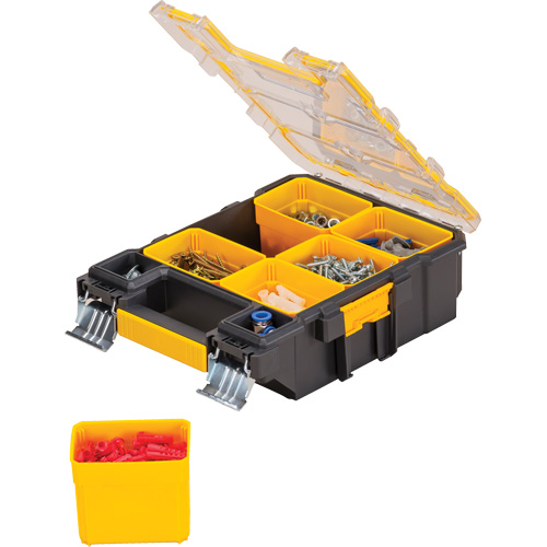 Mid-Size Pro Organizer, 4-1/2" W x 10-1/4" D x 13-3/5" H, Black/Yellow Seaboard Timber Mart