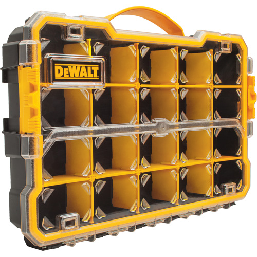 Compartment Pro Organizer, 11" W x 17-5/8" D x 2-7/8" H, Black/Yellow Seaboard Timber Mart