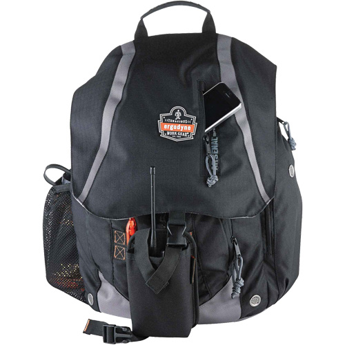 Arsenal&reg; 5143 Tool Backpack, 15" L x 8" W, Black, Polyester Seaboard Timber Mart