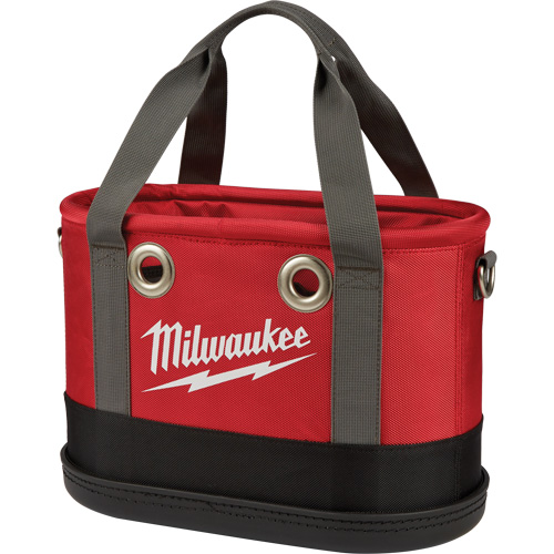 Sac ovale a&eacute;rien utilitaire, Nylon balistique, 14 pochettes, Noir/Rouge Seaboard Timber Mart