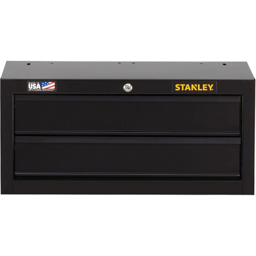 100 Series Middle Tool Chest, 26" W, 2 Drawers, Black Seaboard Timber Mart
