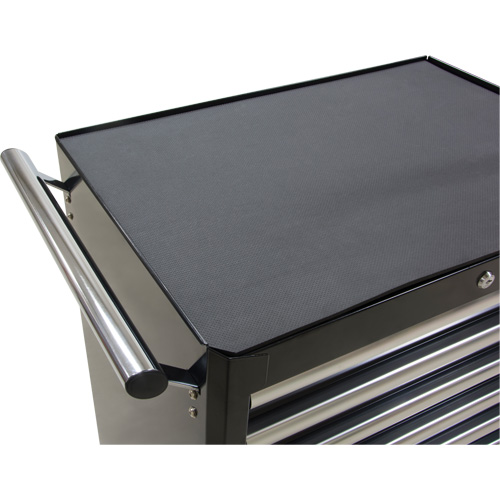 Chariot &agrave; outils industriel, 7 tiroirs, 27" la x 18-3/4" p x 39" h, Noir Seaboard Timber Mart