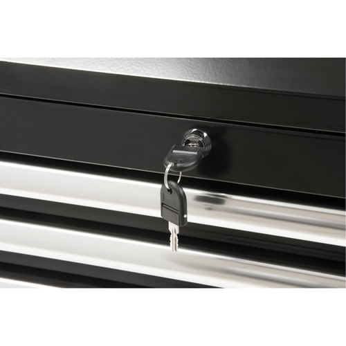 Coffre &agrave; outils industriel, 26" la, 4 tiroirs, Noir Seaboard Timber Mart