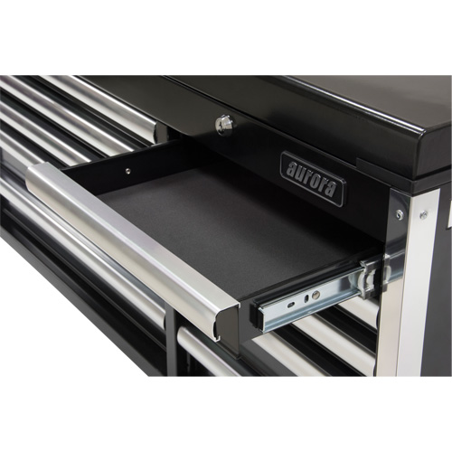 Coffre &agrave; outils industriel, 41" la, 10 tiroirs, Noir Seaboard Timber Mart