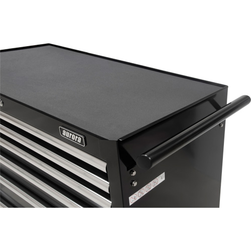 Chariot &agrave; outils industriel, 6 tiroirs, 39" la x 20-4/5" p x 38-1/2" h, Noir Seaboard Timber Mart