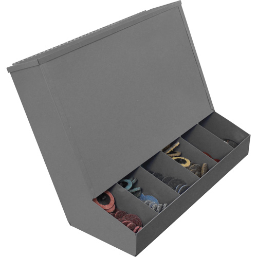 Distributeur aliment&eacute; par gravit&eacute; avec couvercle Seaboard Timber Mart