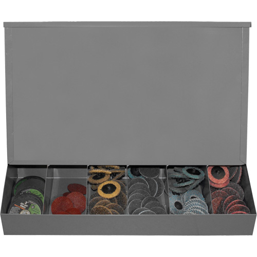 Distributeur aliment&eacute; par gravit&eacute; avec couvercle Seaboard Timber Mart