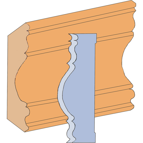 Large Cove Moulding Cutter Set Seaboard Timber Mart