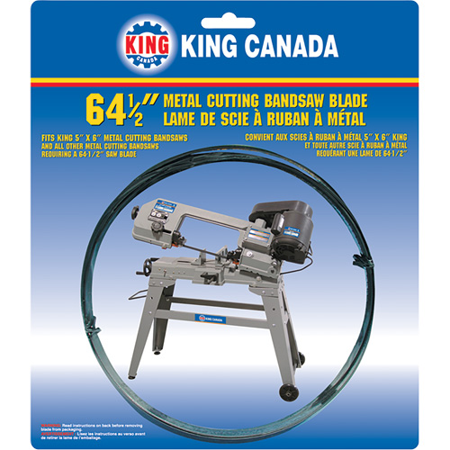 General Purpose Band Saw Blade, Bi-Metal, 64-1/2" L x 1/2" W x 0.025" Thick, 14 TPI Seaboard Timber Mart
