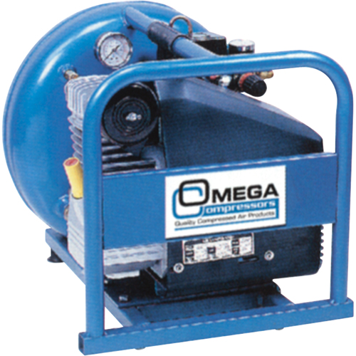 Contractor Series Air Compressors, Electric, 2.6 Gal. (3.2 US Gal), 125 PSI, 115/1 V Seaboard Timber Mart