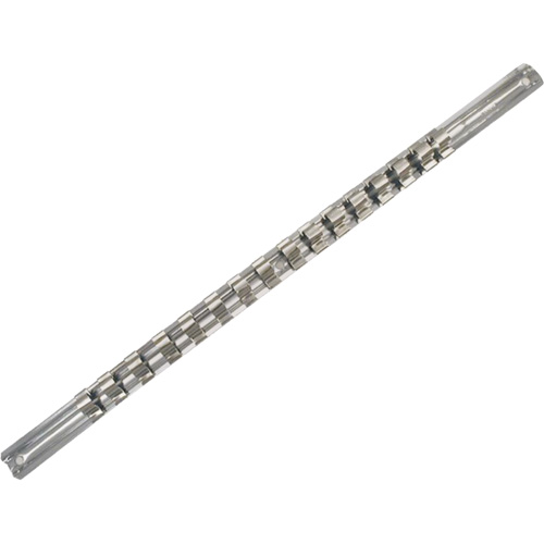 Rail porte-douilles &agrave; entraînement 3/8" SCH-38 avec 16 attaches de retenue Seaboard Timber Mart