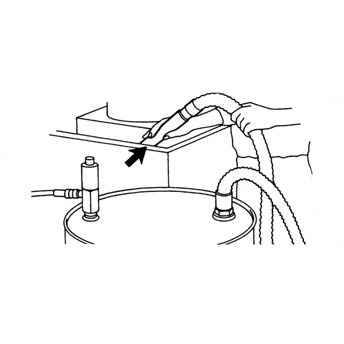 Syst&egrave;mes de transfert de liquide & de nettoyage, Capacit&eacute; de 55 gal. US (208,2 litres) Seaboard Timber Mart