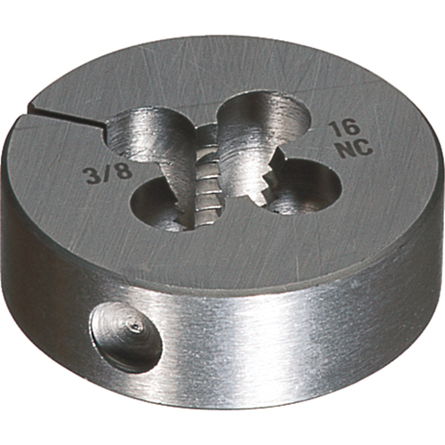 Round Adjustable Die, Bright Finish, 4-40 Thread, High Speed Steel Seaboard Timber Mart