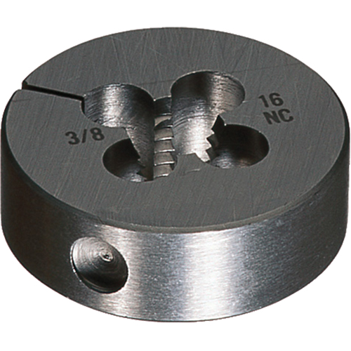 Round Adjustable Die, Bright Finish, 5/8"-18 Thread, High Speed Steel Seaboard Timber Mart