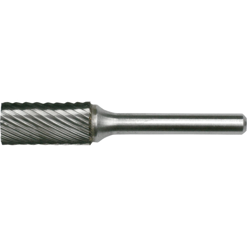 Solid Carbide Burrs - Cylinder Shape with No End Cut, SA-9, 1" Dia., 1/4" Shank Seaboard Timber Mart