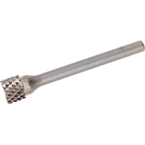 Solid Carbide Burrs - Cylinder Shape with End Cut, SB-1, 1/4" Dia., 1/4" Shank, 5/8" Depth of Cut Seaboard Timber Mart