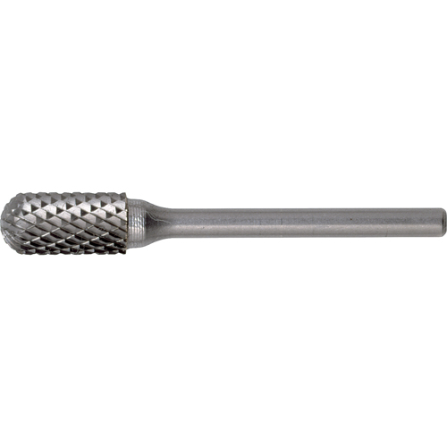 Solid Carbide Burrs - Cylinder Shape with Ball Nose, SC-3, 3/8" Dia., 3/4" Depth of Cut Seaboard Timber Mart