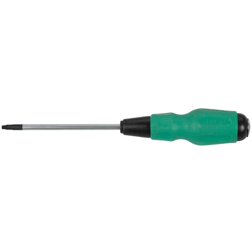 Square TORQUE DRIVE&reg; Screwdriver, #3 Tip, Round, 6" L, Cushion Grip Handle Seaboard Timber Mart