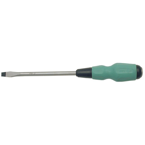Tournevis &agrave; fente TORQUE DRIVE, Tige de #4, Ronde, 4" lo, Prise en Coussin&eacute;e Seaboard Timber Mart