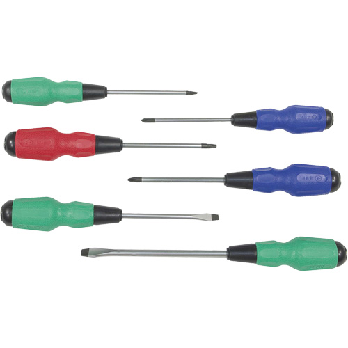 TDSS-6 Torque Drive&reg; Screwdriver Set, 6 Pcs., Magnetic Seaboard Timber Mart