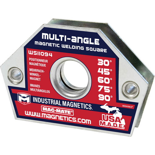 Magnetic Welding Squares, 4-3/8" L x 3/4" W x 3" H, 55 lbs. Seaboard Timber Mart