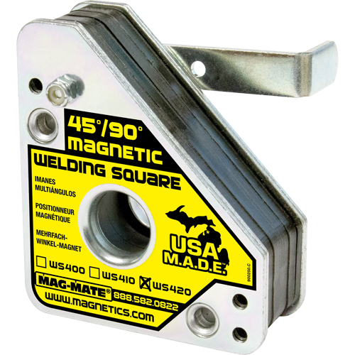 &eacute;querres de soudage magn&eacute;tiques, 3-3/4" lo x 1-1/2" la x 4-3/8" h, 150 lb Seaboard Timber Mart