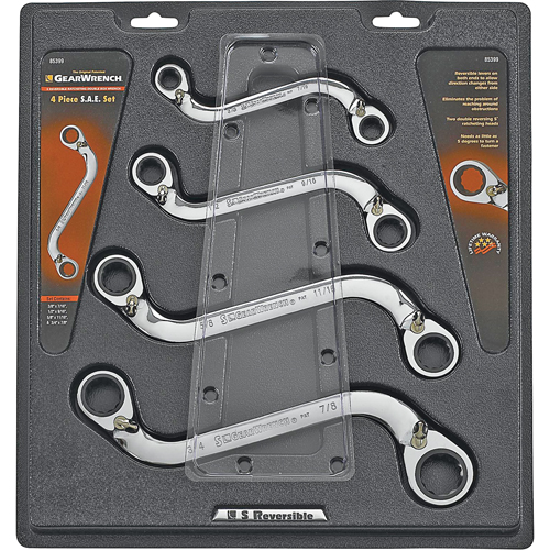 "S" Reversible Wrench Set - 4 Pieces Seaboard Timber Mart