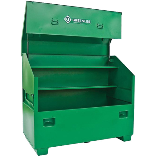Jobsite Chest, 60" W x 30" D x 48" H, Green Seaboard Timber Mart