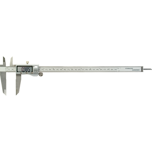 Electronic Digital Calipers, 0.001" (0.03 mm) Resolution, 0" - 12" (0 mm - 300 mm) Range Seaboard Timber Mart